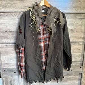Spirit Halloween Scarecrow Shirt Men’s M Great Preworn Condition
